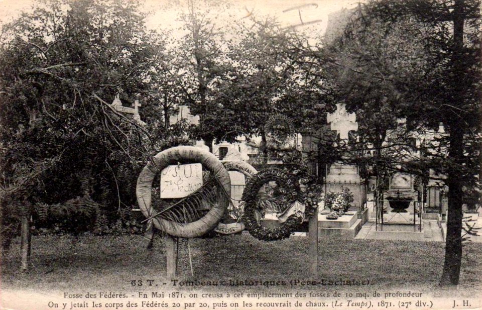 Hauser - Tombeaux historiques - 063 - Fosse des Fédérés