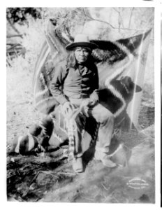 Havasupai Indian man, Manakacha, Kohot or chief, ca.1899 (CHS-3771)