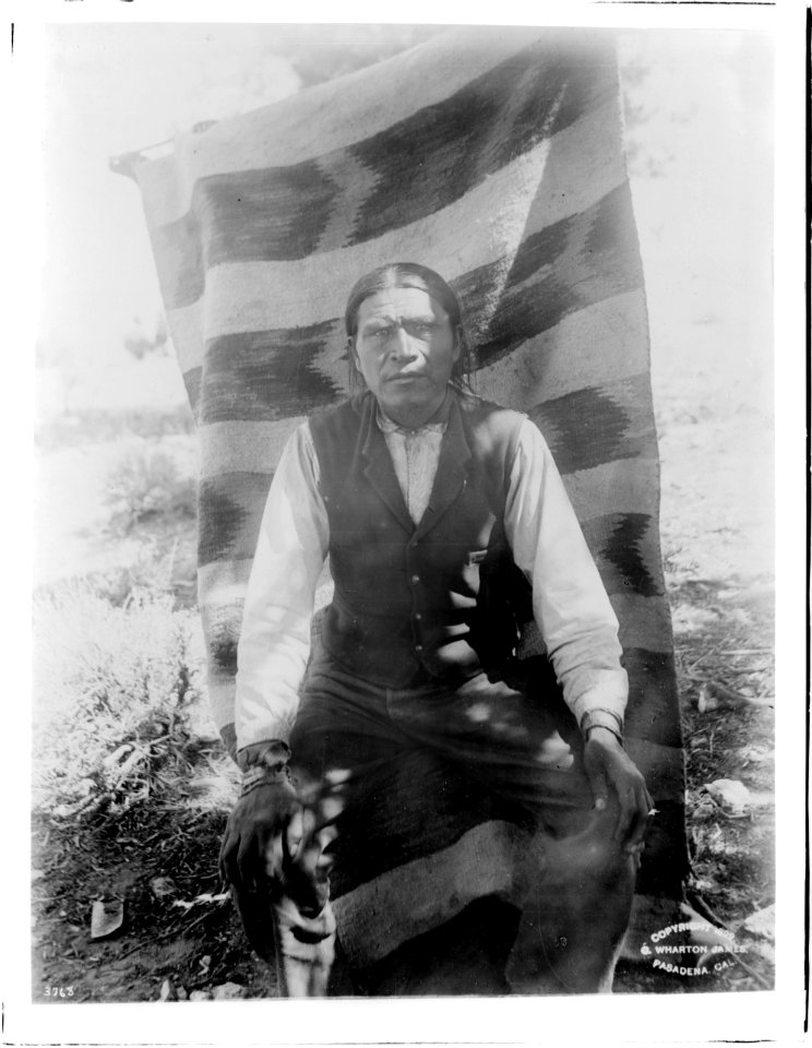 Havasupai Indian man, Vesna, a tribal leader, ca.1899 (CHS-3768)