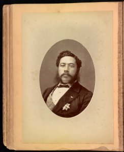 Hawaii album, p. 46, portrait of man LCCN2016651980