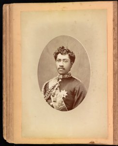 Hawaii album, p. 48, portrait of a man LCCN2016651982