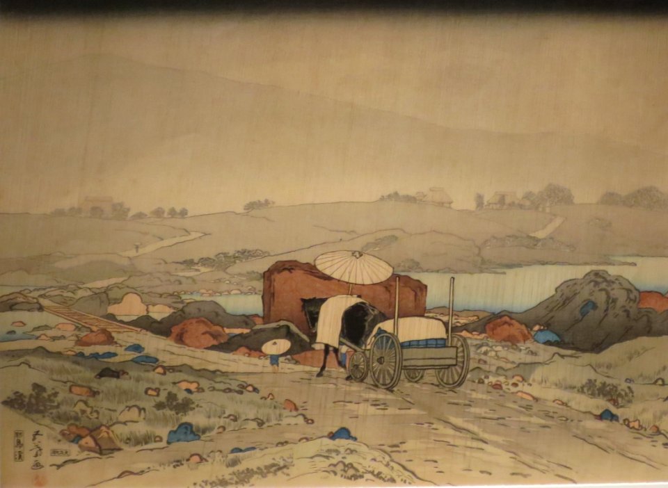 Rain at Yabakei by Hashiguchi Goyo, Dayton Art Institute