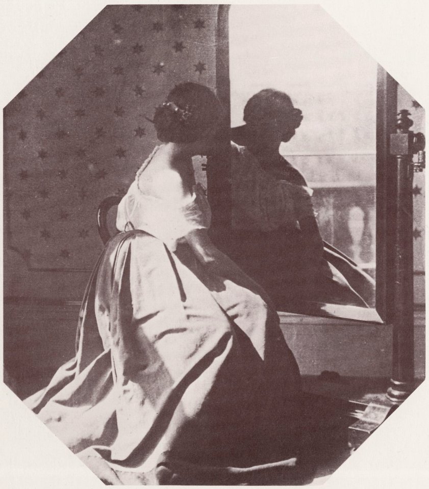 Hawarden, Clementina - Fräulein sich im Spiegel betrachtend (Zeno Fotografie)
