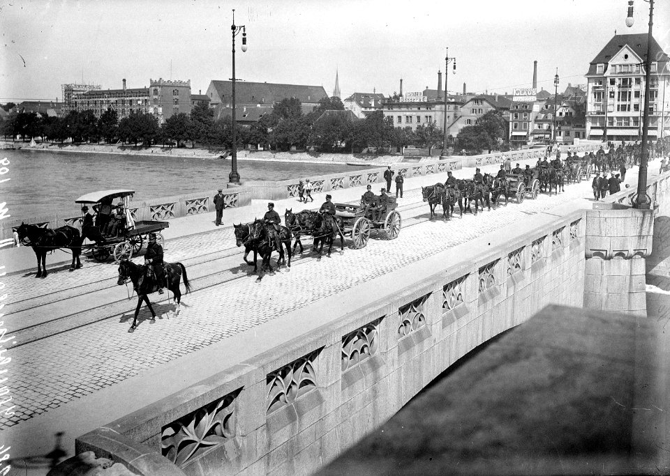 Haubitzenbatterie mittleren Rheinbrücke - CH-BAR - 3237355