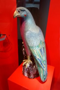Hawk, Jingdezhen, China, 1735-1750 AD, porcelain - Peabody Essex Museum - Salem, MA - DSC05322 photo