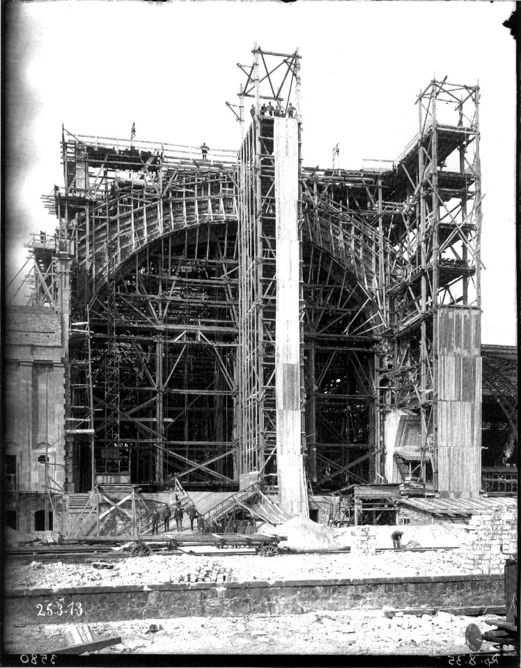 Hauptbahnhof Bau 1 Leipzig 1913