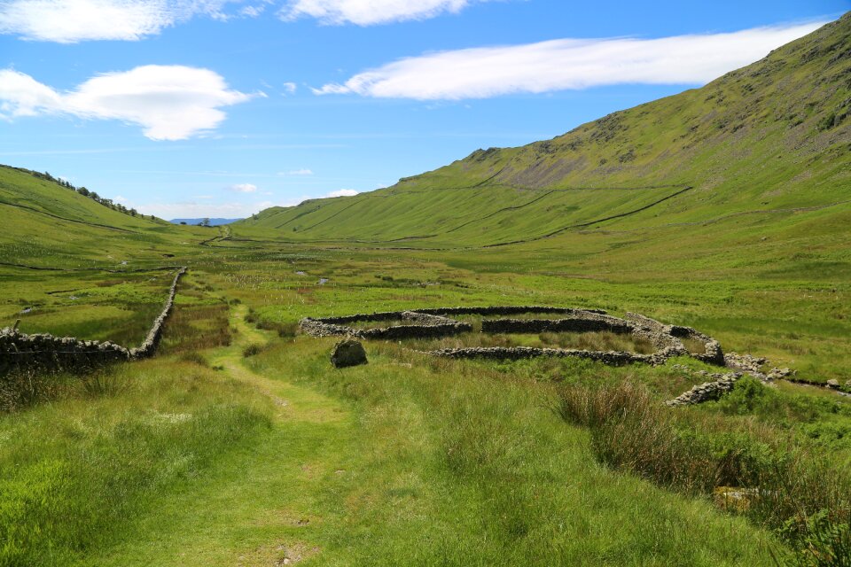 Grass outdoors hill photo