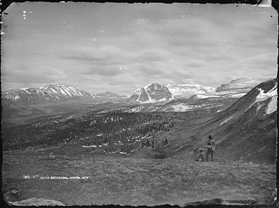 Hayden's Cathedral, Uinta Mountains. Summit County, Utah - NARA - 516924