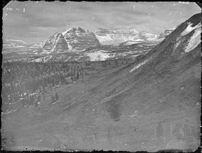 Hayden's Cathedral, Uinta Mountains. Summit County, Utah - NARA - 516925