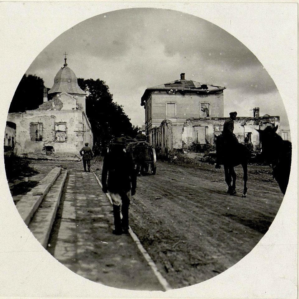 Hauptplatz in Sboriw (Zborow), 1917 (BildID 15543943)