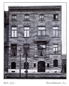 Haus Haroldstraße 6a in Düsseldorf, erbaut vor 1904 von den Architekten Klein & Dörschel