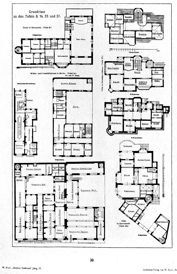 Haus in Berlin Französischestr. 47 Grundriss