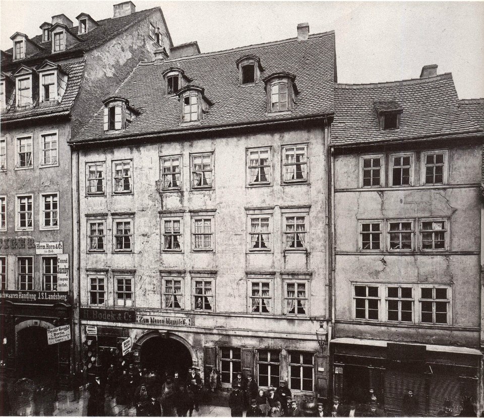 Haus zum blauen Harnisch Leipzig vor 1878