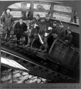 Hazelton coal miners photo