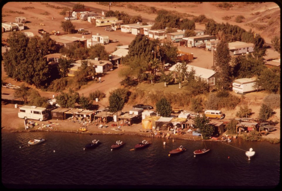 Havasu-lake-is-fed-by-the-colorado-river-and-is-impounded-by-parker-dam-the-lake-covers-25000-acres-in-arizona-and-california-and-is-a-heavily-used-recreational-area-may-1972 7136539219 o