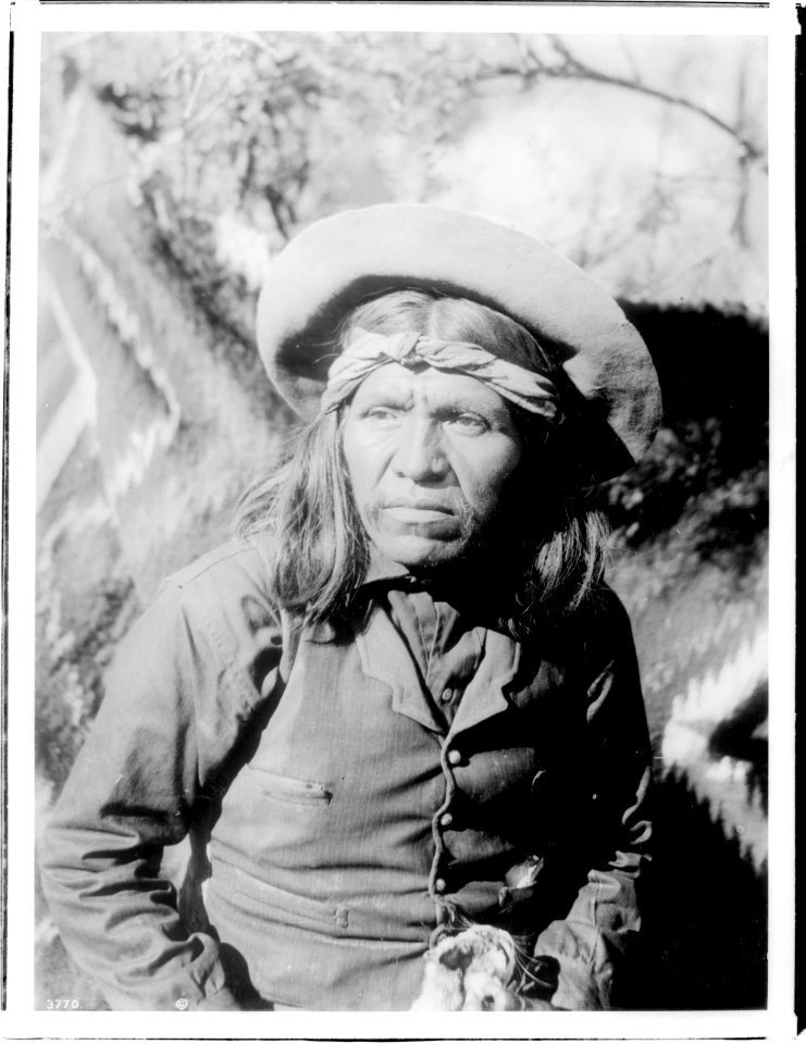 Havasupai Indian man, Manakacha, Kohot or chief, ca.1899 (CHS-3770)