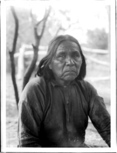 Havasupai Indian man, Rock Jones, leading medicine man, ca.1899 (CHS-3780)