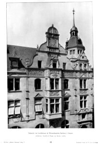 Haus Württemberg. Sparkasse Stuttgart Architekten Eisenlohr & Weigle kgl. Bauräte Stuttgart photo