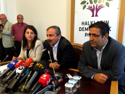HDP press conference 2015 June photo