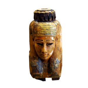 Head of a goddess or priest-MAHG 012704-P6130497-white