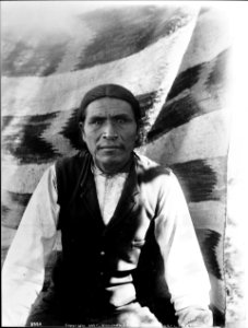 Havasupai Indian man, Vesna, a tribal leader, ca.1899 (CHS-3820)