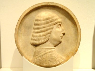 Head of a Man in Profile to the Right, Lombardy, 1490s - Nelson-Atkins Museum of Art - DSC08573 photo