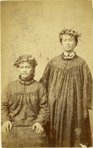 Hawaiian Style of Dress, photograph by Menzies Dickson