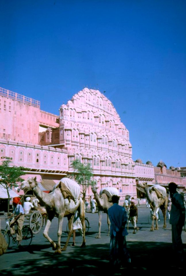 Hawa Mahal in Jaipur on 18 March 1962
