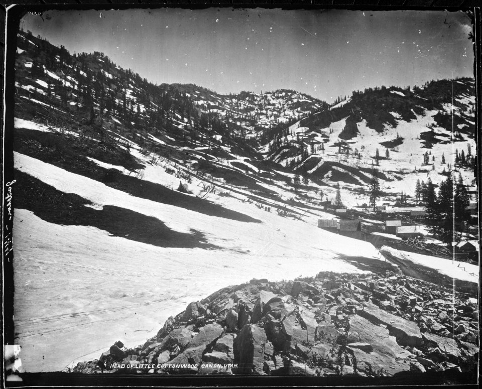 Head of Little Cottonwood Canyon, Utah - NARA - 516752