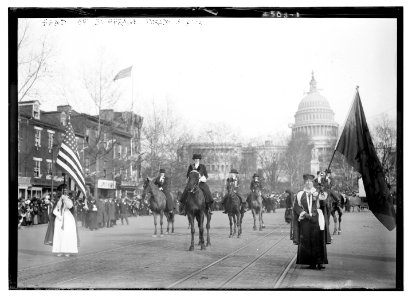 Head of suffrage parade LCCN2014691468