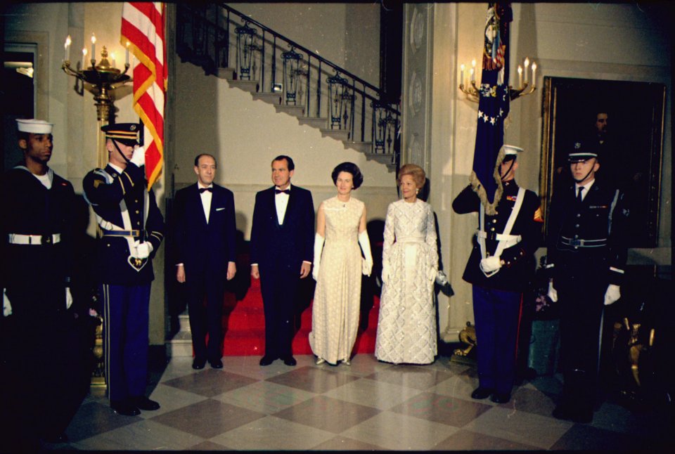 Head of state visit from Prime Minister of Denmark - NARA - 194313