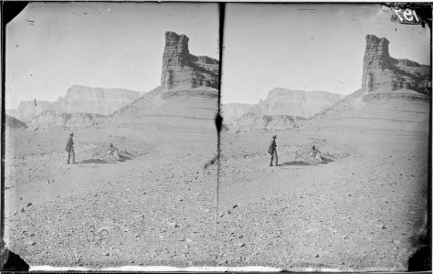 HEADLAND OR PLATEAU, COLORADO BASIN NEAR PARIA NORTH OF COLORADO RIVER, CHOCOLATE BUTTE - NARA - 523962