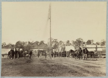 Headquarters 10th Army Corps, Hatcher's Farm, December, 1864 LCCN2012648423