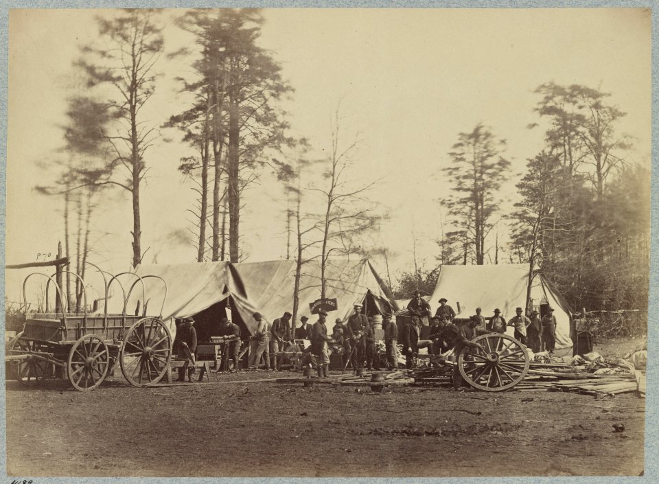Headquarters Army of Potomac - Brandy Station, April 1864. Repair shops LCCN2012648449