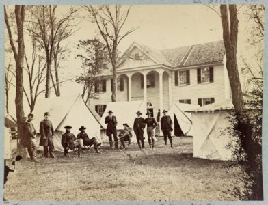 Headquarters Army of Potomac - Wallach's house, Culpeper, Va. September 1863 LCCN2012648409