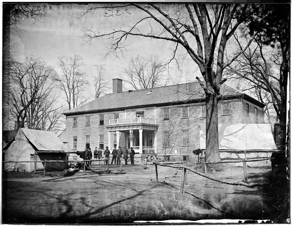 Headquarters at Wilford House, Brandy Station, Va - NARA - 524652