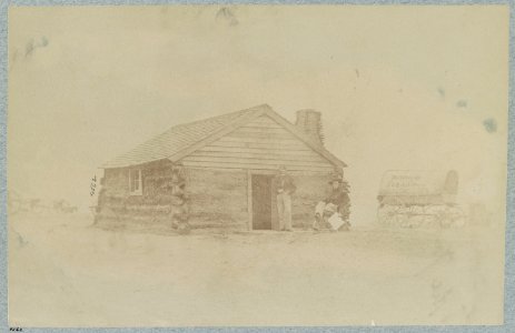 Headquarters Battery D, 5th U.S. Artillery near Brandy Station, Va., 1864 LCCN2012649003