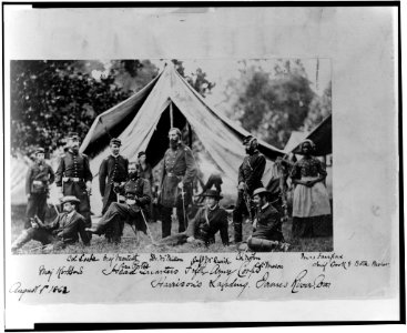 Headquarters Fifth Army Corps, Harrison's Landing, James River, Va LCCN98519364