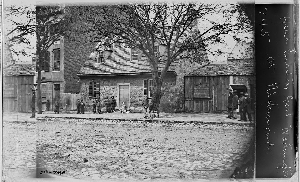 Headquarters of General G. Washington at Richmond, Va - NARA - 525150