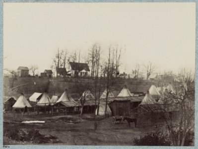 Headquarters of Lowell's Cavalry Brigade, Vienna, Va., February, 1864 LCCN2012648421