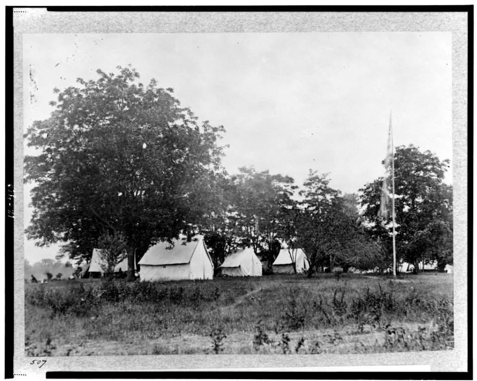 Headquarters of the Army of the Potomac, near Fairfax Court House, Va., June, 1863 LCCN98503414