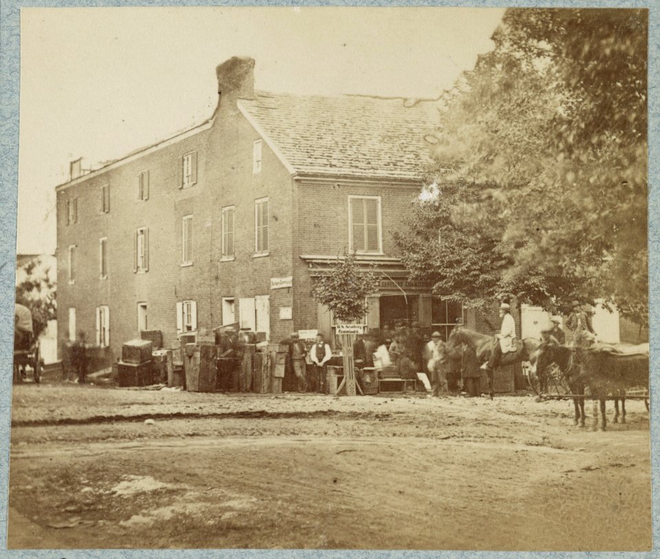 Headquarters of the Sanitary Commission, Gettysburg, PA LCCN2014646000