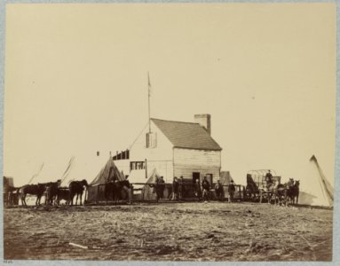 Headquarters of the Sanitary Commission, Brandy Station, Va. 1864 (i.e. Nov. 1863) LCCN2012649001
