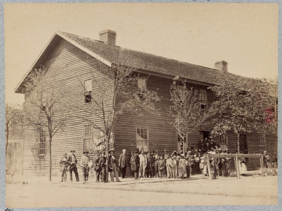 Headquarters U.S. Christian Commission, Richmond, Va., April, 1865 LCCN2014645799