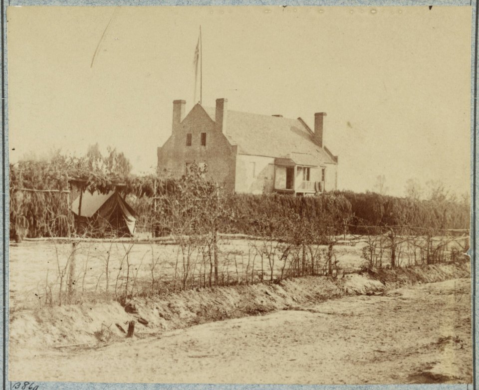 Headquarters, 6th Army Corps, Warren Station, in front of Petersburg, Va. LCCN2014646030