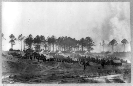 Headquarters, Army of Potomac-Brandy Station, April 1864. Camp of Provost Guard-114th Pennsylvania Infantry LCCN90707564