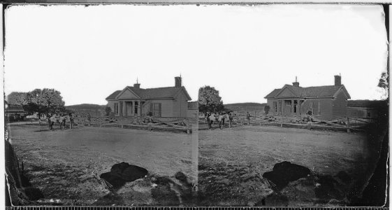 Headquarters, Army of the Cumberland, Missionary Ridge - NARA - 525023
