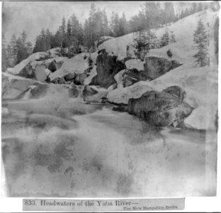 Headwaters of the Yuba River- The New Hampshire Rocks LCCN2002721345