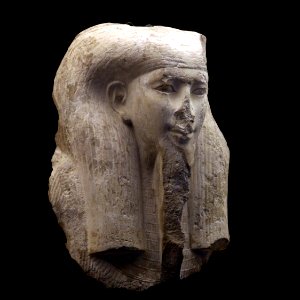 Head of a statue of a god-MAHG Eg 4-IMG 9833-black