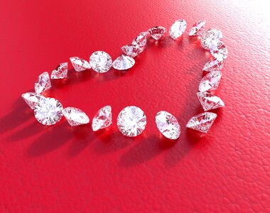 Love valentines diamond